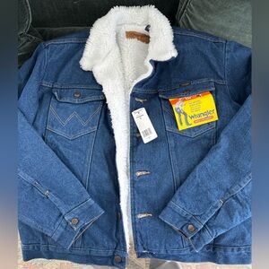 Wrangler Sherpa lined Denim jacket